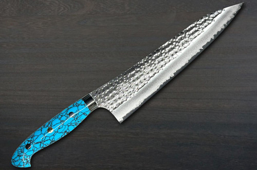 よしさん専用　BLUE IMPACT キュー Yu Kurosaki R2(SG2) Hammered SENKO-EI Custom TCA-K Japanese Chef's