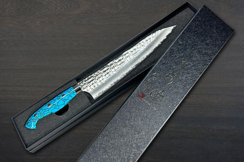 Yu Kurosaki R2(SG2) Hammered SENKO-EI Custom TCA-K Japanese Chef's