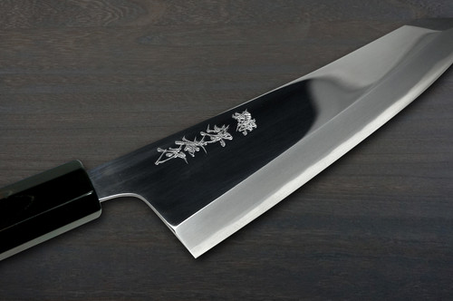 Sakai Takayuki Hienn (Aogami 2 steel) Japanese Chef's Kengata-Deba and Saya SET 180mm