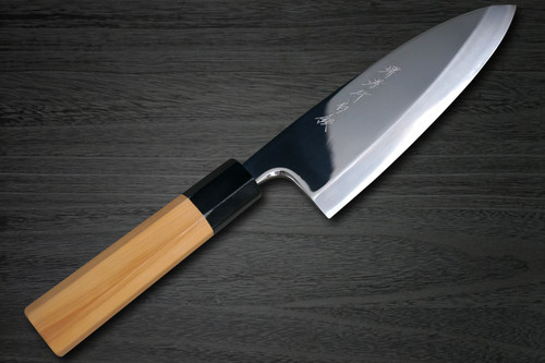 Sakai Takayuki Hakugin INOX Mirror Finish Japanese Chef's Deba Knife 150mm