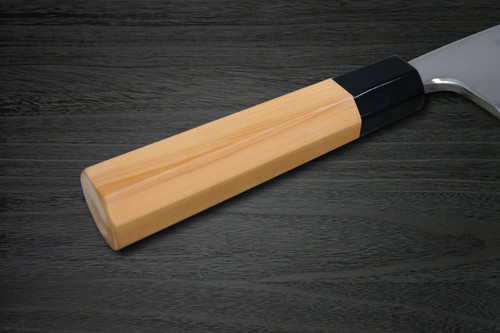 Sakai Takayuki Hakugin INOX Mirror Finish Japanese Chef's Deba Knife 180mm