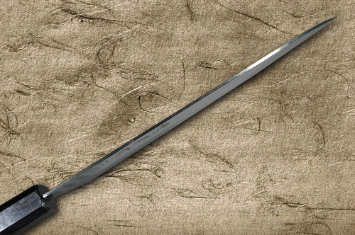 Sakai Takayuki SPG2 Damascus Hammered WA Japanese Chef's Gyuto Knife 210mm with Black-Ring Octagonal Rosewood Handle