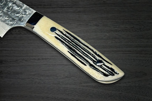 すしwt Takeshi Saji SRS13 Mirror Hammered Damascus DHW Japanese Chef's