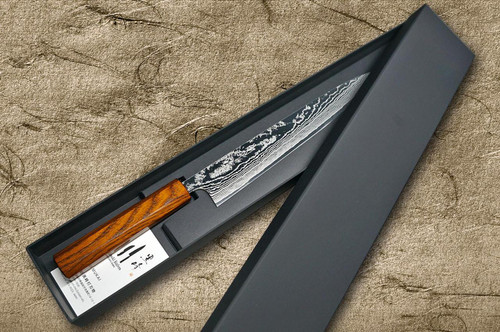 Yu Kurosaki R2(SG2) Black Damascus Japanese Chef's Slicer(Sujihiki
