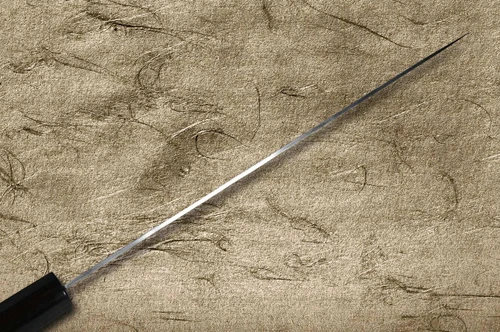 Couteau de chef japonais Sakai Takayuki VG10 Nashiji WA Gyuto 240mm avec manche en ébène massif