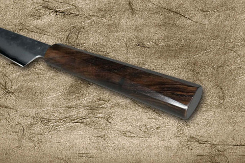 Sakai Takayuki VG10 Nashiji WA Japanisches Kochmesser (Sujihiki) 240mm mit vollem Ebenholzgriff