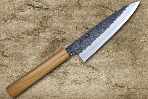 Sakai Takayuki SANPOU Modell MIZU Kurouchi Weiß #2 Japanisches Kochmesser (Gyuto) 210mm mit Olivenholzgriff