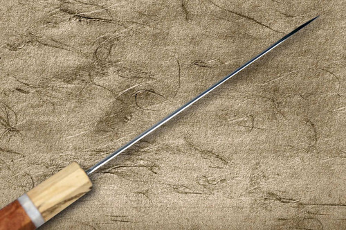 Yu Kurosaki R2(SG2) Hammered SENKO-EI WA KR8MP Japanese Chef's Bunka Knife 150mm with Karin Lump Wood with Maple Ferrule 
