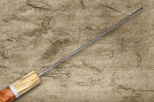 Yu Kurosaki R2(SG2) Hammered SENKO-EI WA KR8MP Japanese Chef's Nakiri(Vegetable) 165mm with Karin Lump Wood with Maple Ferrule 