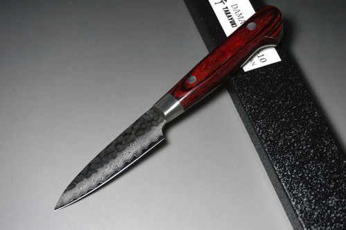 Sakai Takayuki 33-Layer VG10 Damascus Hammered Japanese Chefs Petty KnifeUtility 80mm