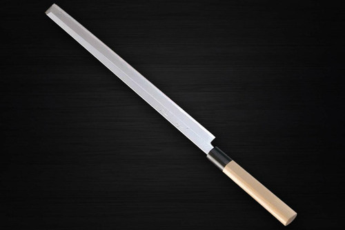 Sabun Honkasumi Gyokuhaku-ko White Steel Japanese Chefs TakohikiSashimi 360mm
