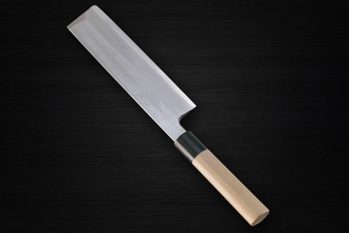 Sabun Honkasumi Gyokuhaku-ko White Steel Japanese Chefs UsubaVegetable 210mm