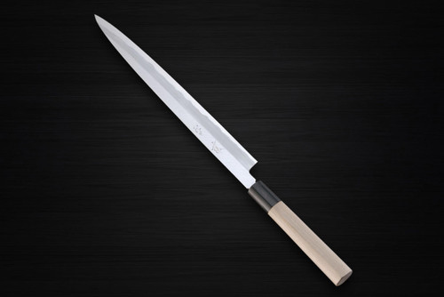 Yukifuji Chu-kasumi Gyokuhaku-ko White Steel Japanese Chefs FuguhikiSashimi 270mm