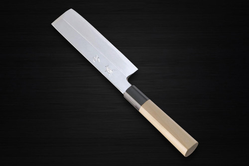Yukifuji Chu-kasumi Gyokuhaku-ko White Steel Japanese Chefs UsubaVegetable 150mm