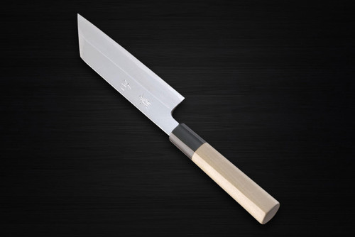 Yukifuji Chu-kasumi Gyokuhaku-ko White Steel Japanese Chefs Peeling Knife 165mm