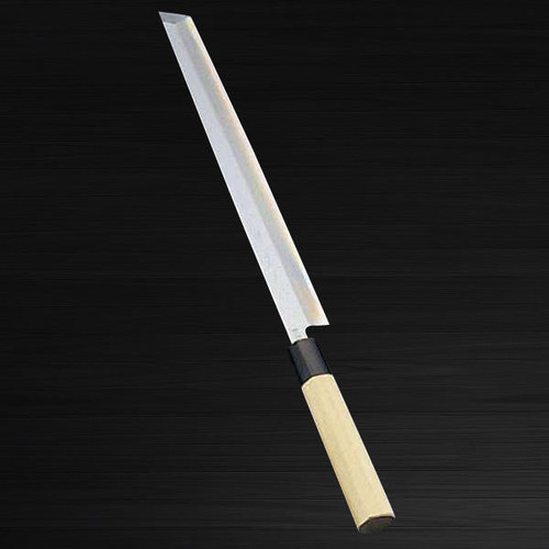 Sakai Jikko Tanren Ginsan Gingami No.3 steel Japanese Chefs Sakimaru-TakohikiSashimi 210mm