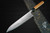 Yoshimi Kato Aogami Super Clad Nashiji AC Japanese Chefs Gyuto Knife 180mm with Black Cherry Octagonal Handle