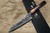 Yu Kurosaki VG10 Damascus FUJIN WA RS8H Japanese Chefs Gyuto Knife 180mm with Brown-Ring Octagonal Handle