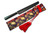 Nishiki Kimono Kitchen Knife Carry Bag Ancient Purple Gokuraku Bird Red Lace