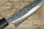 Yu Kurosaki R2SG2 Hammered SHIZUKU WA RS8B Japanese Chefs Petty KnifeUtility 120mm with Black-Ring Octagonal Handle