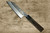 Yu Kurosaki Aogami Super Hammered Kurouchi WA RS8B Japanese Chefs Bunka Knife 165mm with Black-Ring Octagonal Handle