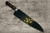 Saya Sheath with Genuine 24K Gold Star Stream Chef KnifeGyuto 180mm