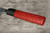 Takeshi Saji VG10 Black Damascus LL Japanese Chefs Santoku Knife 165mm with Black-Red Japanese Urushi Lacquered Handle