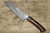 Takeshi Saji VG10 Black Damascus IR Japanese Chefs Santoku Knife 180mm with Desert Ironwood Handle