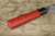 Takeshi Saji VG10 Black Damascus LL Japanese Chefs Gyuto Knife 210mm with Black-Red Japanese Urushi Lacquered Handle