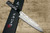Takeshi Saji VG10 Black Damascus LC Japanese Chefs Gyuto Knife 210mm with Black-Silver Japanese Urushi Lacquered Handle