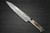 Takeshi Saji VG10 Black Damascus DHW Japanese Chefs Gyuto Knife 210mm with White Antler Handle