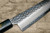 Sakai Takayuki 33-Layer VG10 Damascus Urushi Chefs Santoku Knife 170mm with Japanese Lacquered Oak Handle SAISEKI