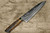 Takeshi Saji VG10 Mirror Hammered Damascus DHM Japanese Chefs Gyuto Knife 210mm with Brown Antler Handle