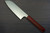 Kei Kobayashi R2 Special Finished CS Japanese Chefs Santoku Knife 170mm with Red Lacquered Wood Handle