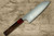 Kei Kobayashi R2 Special Finished RS8R Japanese Chefs Santoku Knife 170mm with Red-Ring Octagonal Handle