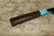 Yu Kurosaki SPG2 Clad FUJIN WA WGTCA Japanese Chefs Gyuto Knife 240mm with Blue Turquoise and Wenge Handle