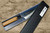 Sakai Takayuki 33-Layer VG10 Damascus Urushi Chefs Kengata-Santoku Knife 160mm with Japanese Lacquered Oak Handle KOKUSHIN