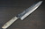 Takeshi Saji SRS13 Mirror Hammered Damascus STW Japanese Chefs Gyuto Knife 240mm Pearl-White Stabilized Hybrid Resin Handle