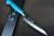 Yu Kurosaki R2SG2 Hammered SENKO-EI Custom TCA Japanese Chefs Petty KnifeUtility 130mm with Blue Turquoise Handle