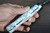 Yu Kurosaki R2SG2 Hammered SENKO-EI Custom TCW Japanese Chefs Gyuto Knife 180mm with White Turquoise Handle