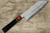 Shigeki Tanaka Ginsan Silver 3 Stainless Steel Japanese Chefs Hakata Knife 180mm with Ebony Handle