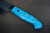 Yu Kurosaki R2SG2 Hammered SENKO-EI Custom TCA Japanese Chefs Gyuto Knife 240mm with Blue Turquoise Handle