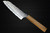 Yu Kurosaki R2(SG2) Hammered SENKO-EI WA OK8B Japanese Chef's Santoku Knife 170mm with Urushi Lacquered Oak Handle 