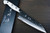 Yu Kurosaki R2SG2 Hammered SENKO-EI Custom TCW Japanese Chefs Bunka Knife 165mm with White Turquoise Handle