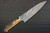 Takeshi Saji R2(SG2) Black Damascus DHM Japanese Chef's Gyuto Knife 210mm with Brown Antler Handle  Takeshi Saji R2(SG2) Black Damascus DHM Japanese Chef's Gyuto Knife 210mm with Brown Antler Handle