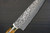 Takeshi Saji R2(SG2) Black Damascus DHM Japanese Chef's Gyuto Knife 210mm with Brown Antler Handle  Takeshi Saji R2(SG2) Black Damascus DHM Japanese Chef's Gyuto Knife 210mm with Brown Antler Handle