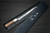 Yu Kurosaki R2(SG2) Hammered SENKO-EI WA WN8W Japanese Chef's Slicer(Sujihiki) 240mm with Wood-Grain Ring Walnut Handle 