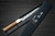 Yu Kurosaki R2(SG2) Hammered SENKO-EI WA WN8W Japanese Chef's Petty Knife(Utility) 150mm with Striped White Ring Walnut Handle 