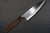 Muneaki YASUGI White Steel Migaki Japanese Chef's Gyuto Knife 165mm with Black-Ring Japanese Zelkova Handle 