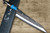 Yu Kurosaki R2(SG2) Hammered SENKO-EI Custom TCAEB Japanese Chef's Gyuto Knife 270mm with Blue Turquoise & Ebony Handle 